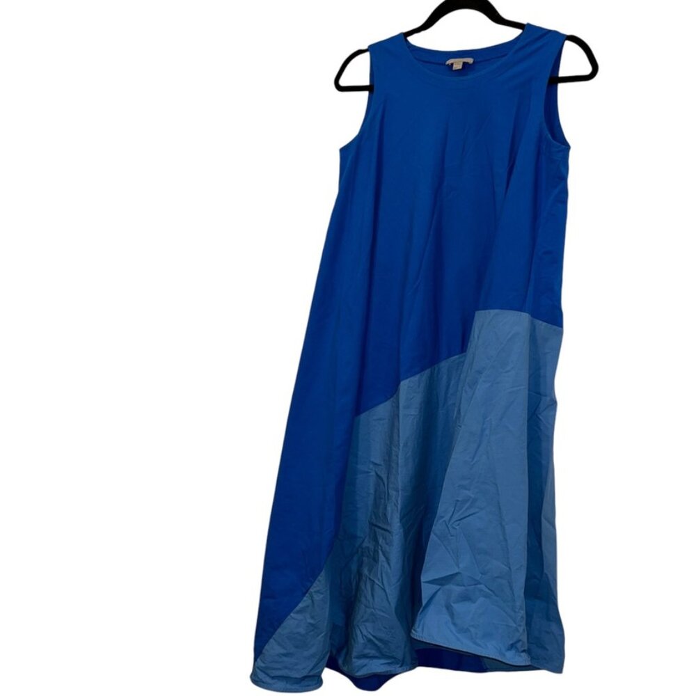 cos 2 shades color block sleeveless shift Summer dress XS